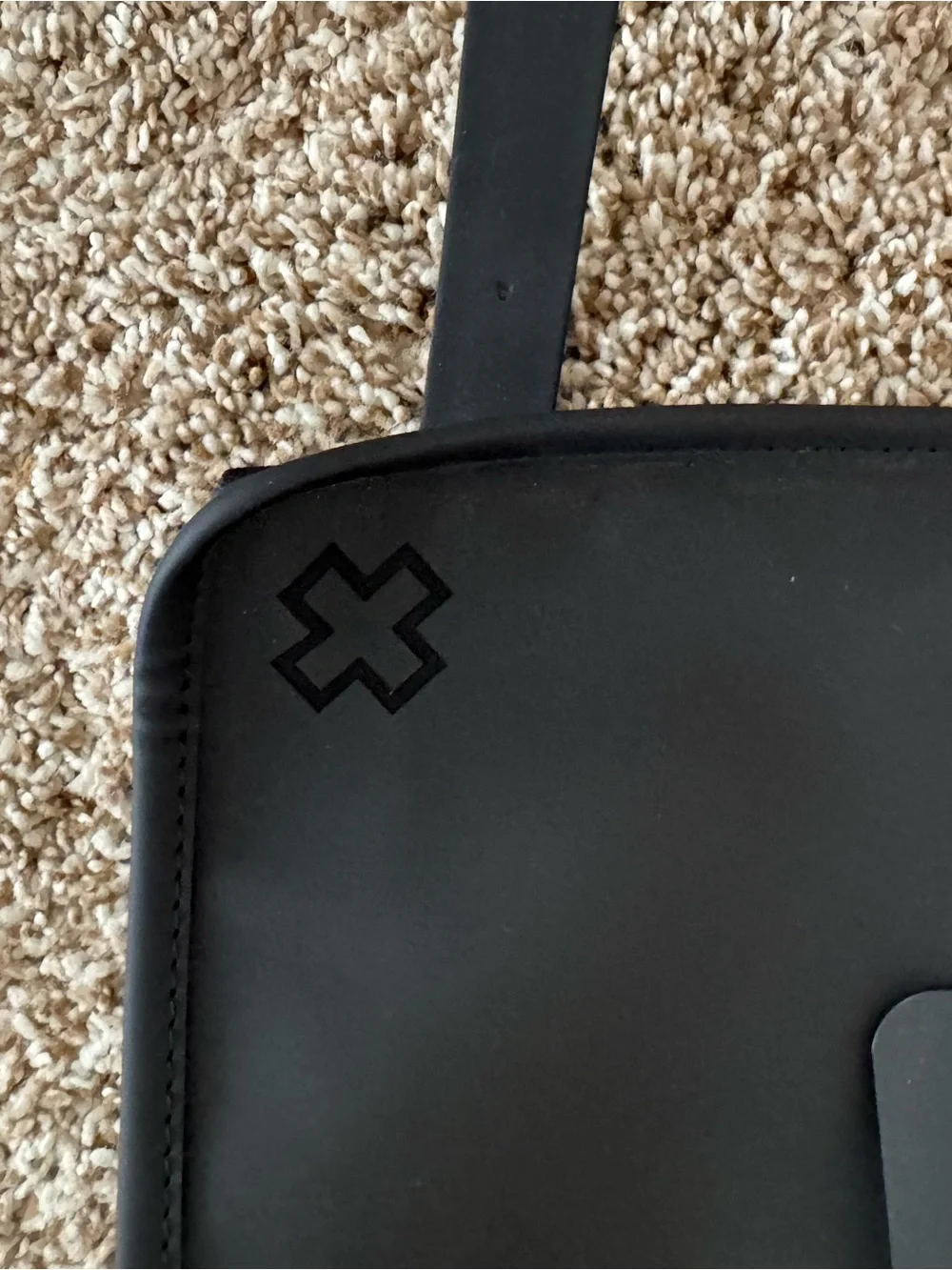 Rains Black Minimalist Backpack